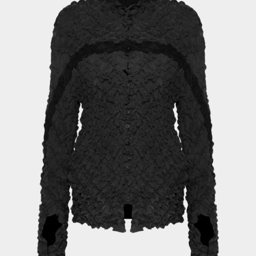 클래식 스모크 셔츠 (블랙)