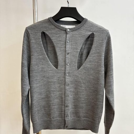 포르티아 그레이 모조 퍼포인트 카디건 그레이