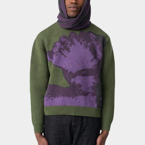 퍼플 제인 니트 그린 AW23KNW0102