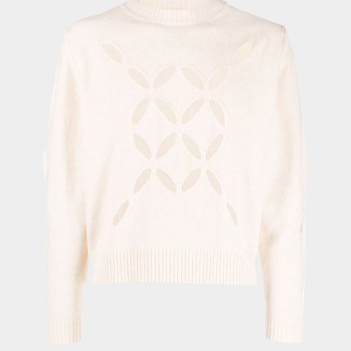 크림색 슬래시 점퍼 - SCSS23KN2M