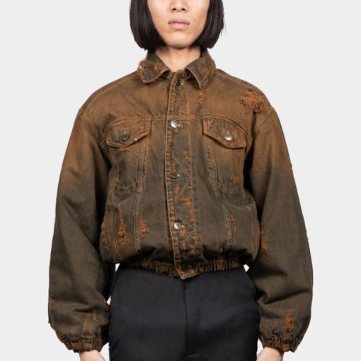 데님 루이 봄버 재킷