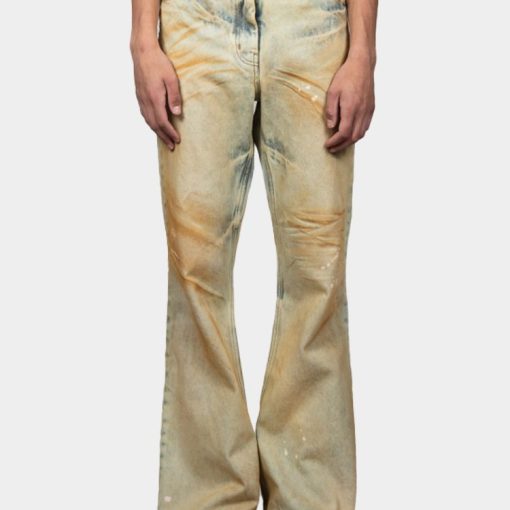 새미 데님 팬츠 옐로우 더티